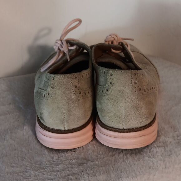 Cole Haan Lunargrand Tan Laceup Oxford Shoes - Picture 3 of 6